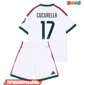 Lacne Dětský Futbalové dres Real Madrid Marc Cucurella #17 2026-27 Krátky Rukáv - Domáci (+ trenírky)